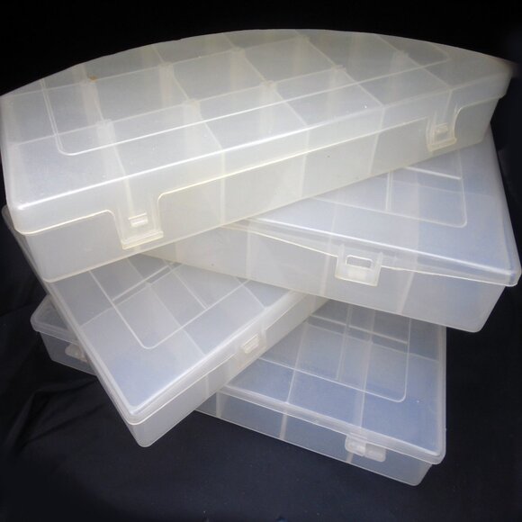 Craft Organizers for Jewelry Stones, Buttons, Beads, Crafting Bundle of SEVEN - Picture 9 of 13